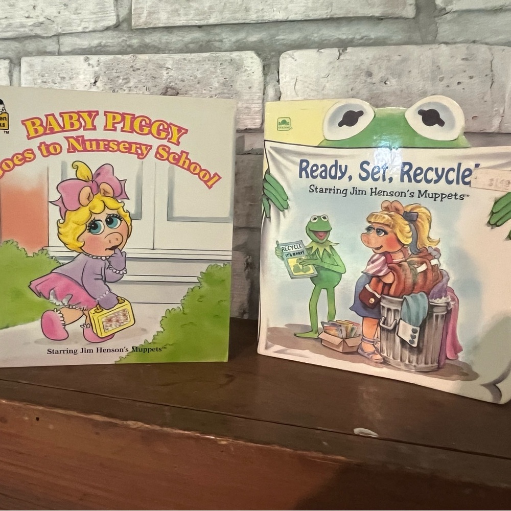 Vintage Muppet Golden Books Set‎ Of Two